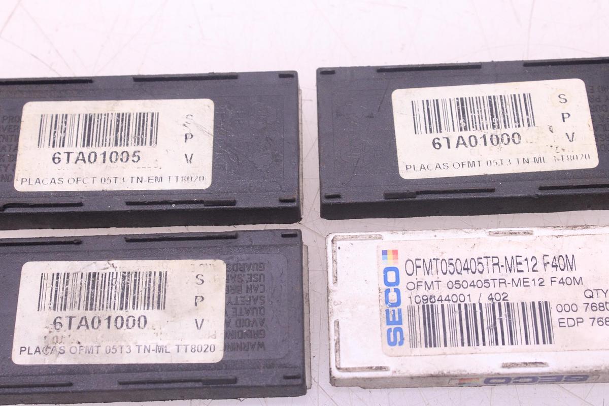Usado Fresa Portaplaquitas Taegutec TFM430FS-8100-32R-05 + Widias OFMT050405