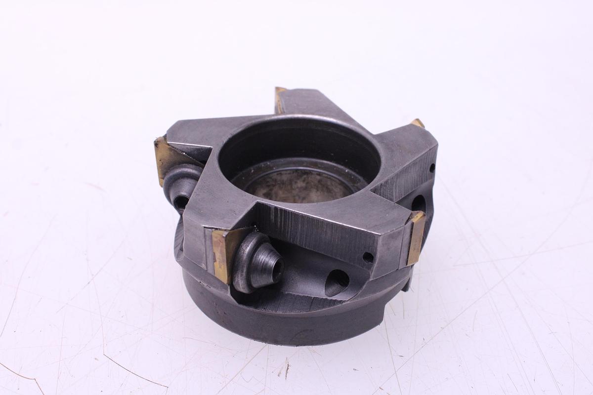 Usado Fresas Cono ISO40 SECO 220.47-0050 / R220.17-0063-22 + Widias TPKN / TPKR2204PDTR