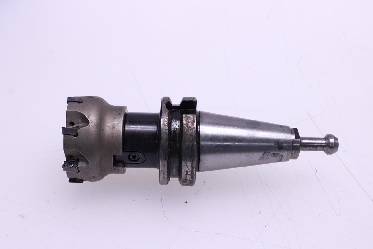 Usado Fresa Con Cono ISO 40 + Plaquitas de Widia LNMX / LNEX100605