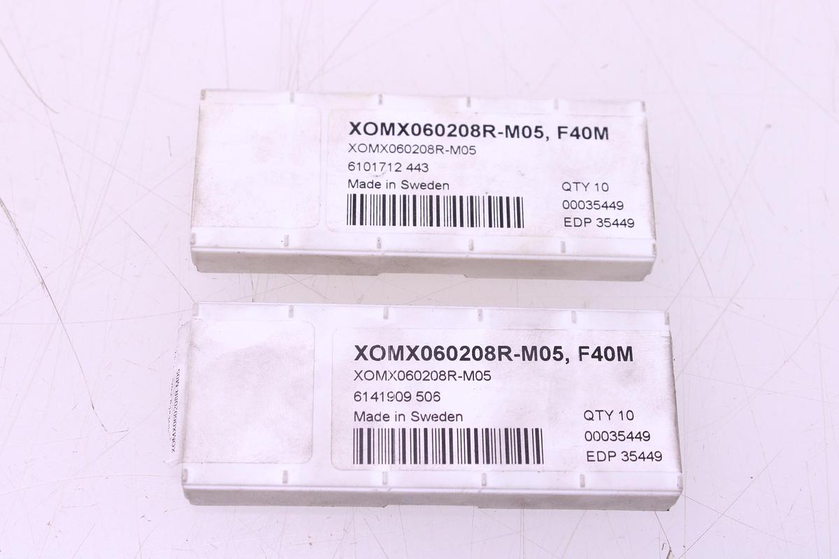Usado Fresas Portaplaquitas SECO R217.69-1010.0-06-2AN + Widias XOMX060208R
