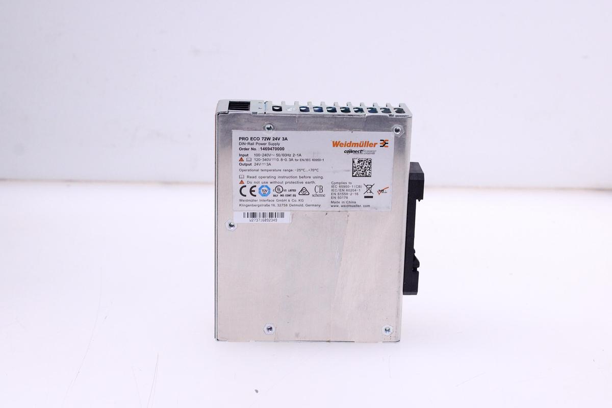 Usado Fuente Alimentación Weidmuller PRO ECO 72W 24V 3A