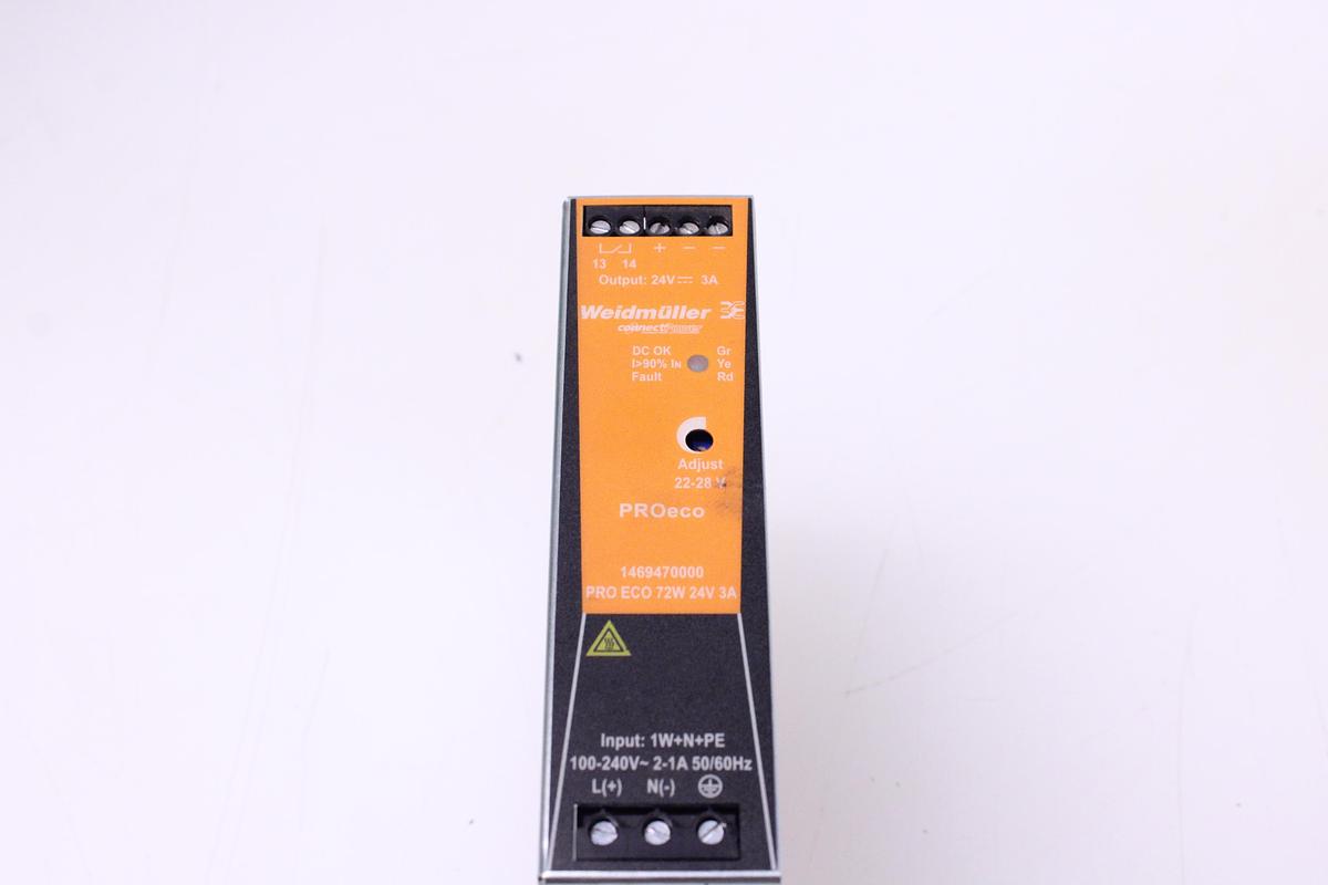 Usado Fuente Alimentación Weidmuller PRO ECO 72W 24V 3A
