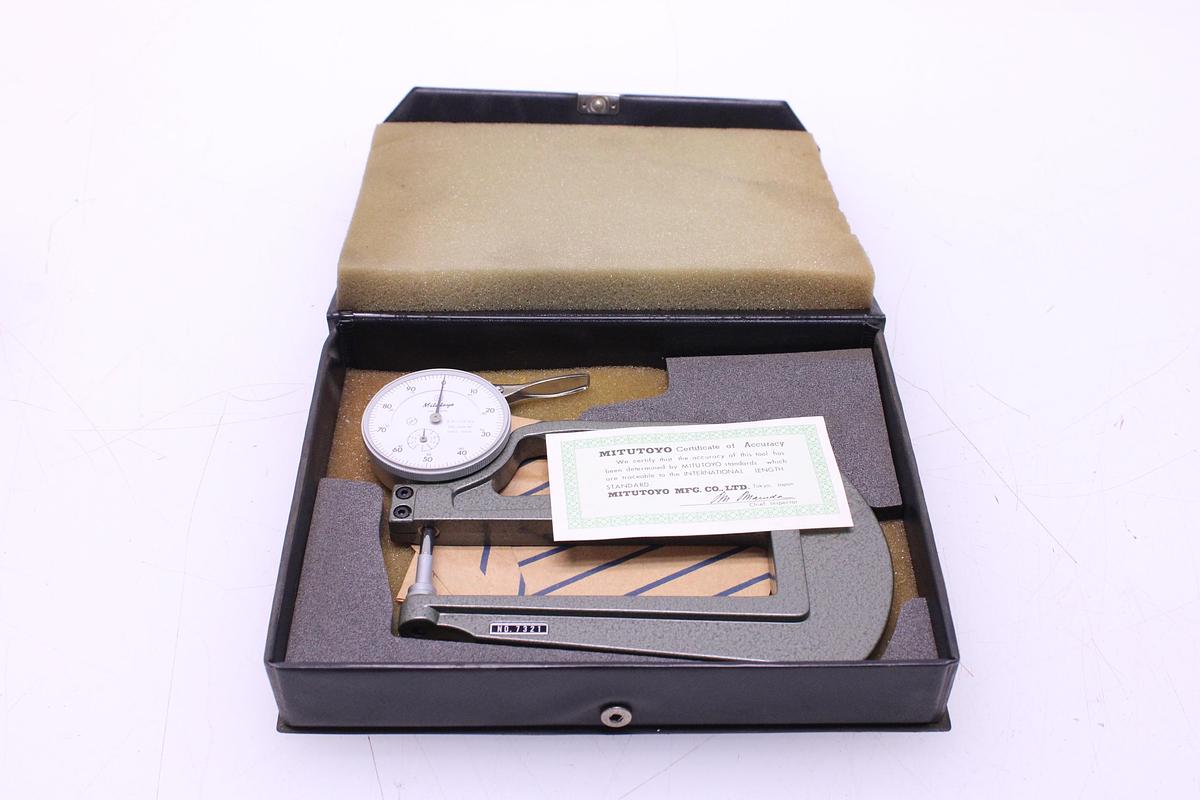 Usado Medidor Espesores Analogico Mitutoyo Ref.7321 0-10mm