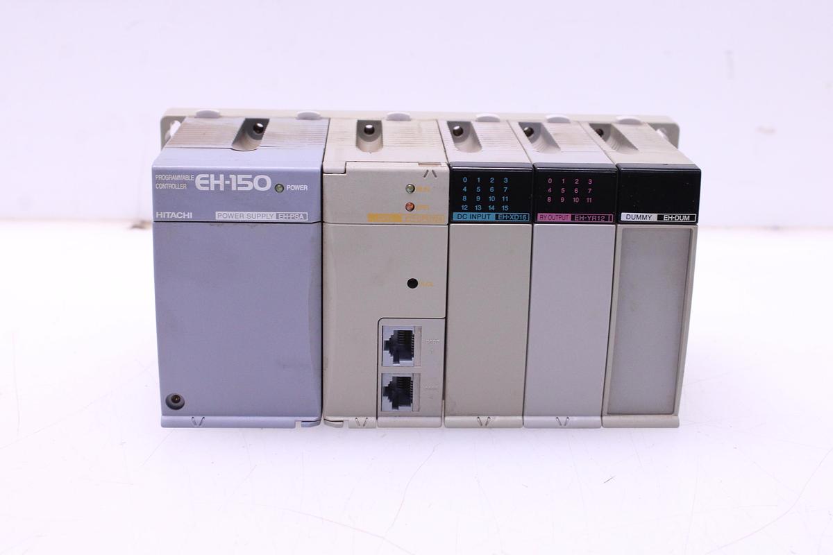 Usado Controlador Programable HITACHI EH-BS3 + Módulos