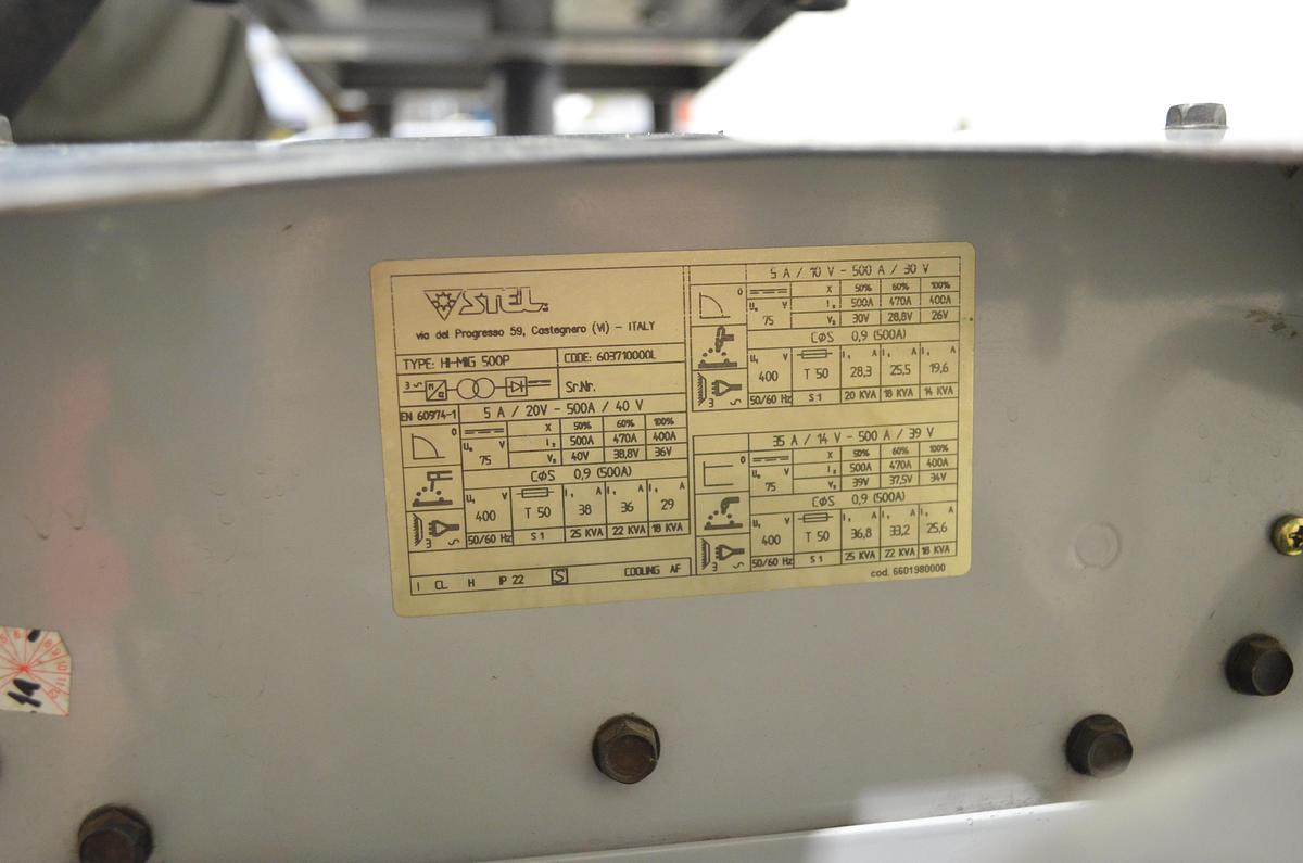 Usado Soldadora mig pulsada y refrigerada STEL Hi-MIG 500P