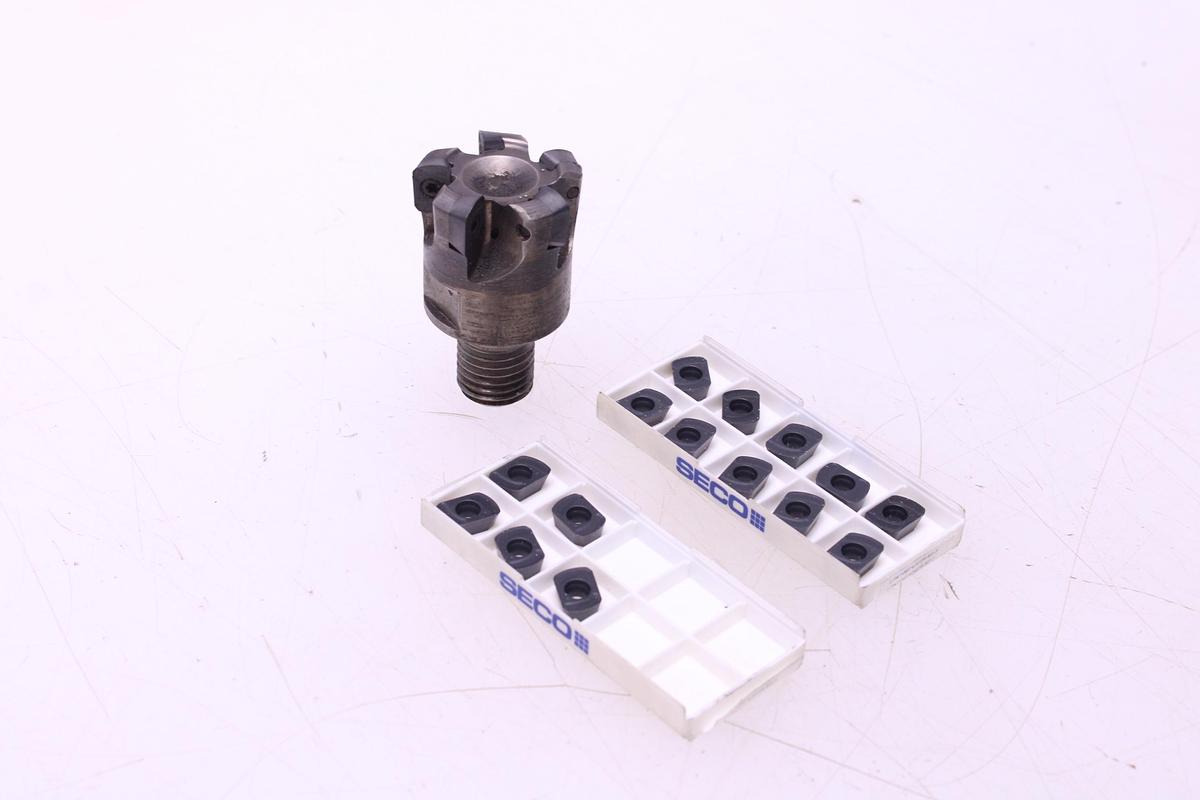 Usado Fresa SECO R217.21-2042.RE-LP09.5A + Widias LPKT09T420TR