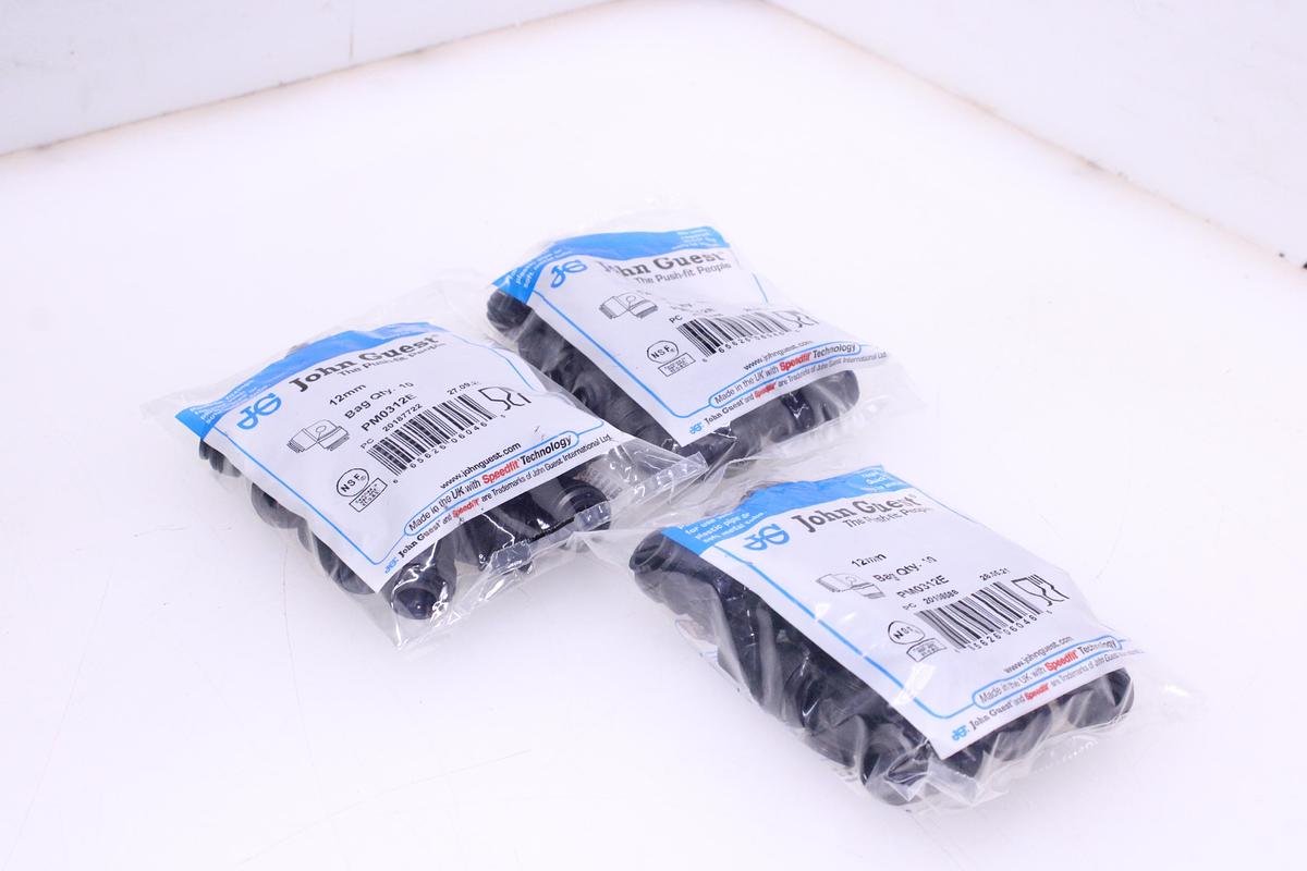 Usado Racores John Guest PM0312E 12mm - 30 Unidades