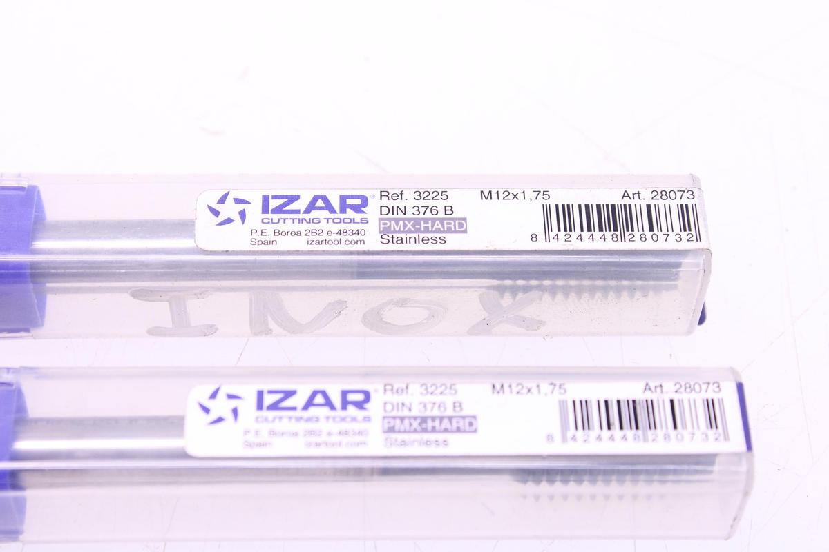 Usado Macho de Roscar IZAR M12x1,75 DIN 376 B - 2 Unidades