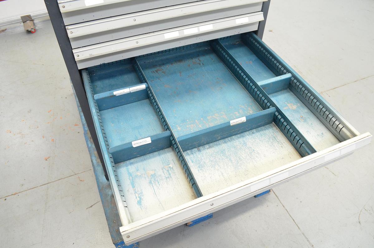 Usado Armario con cajones metalico Heco 710x700x1050(h)mm