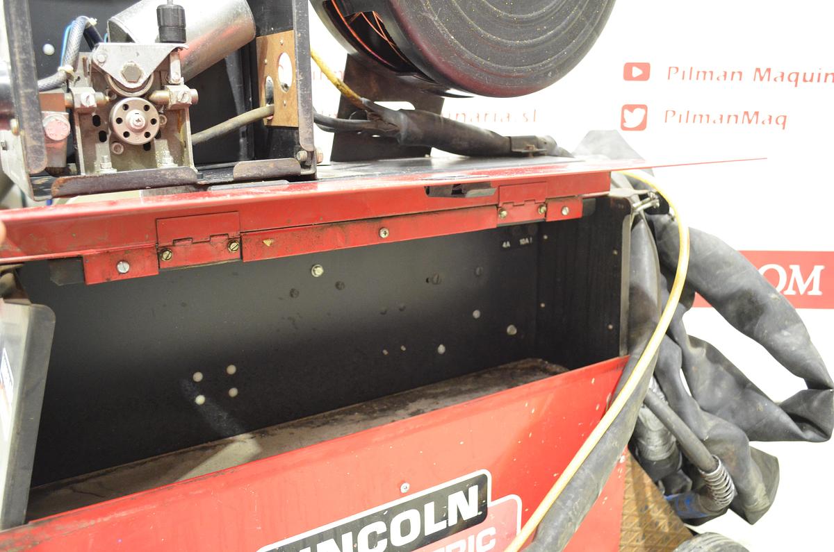 Usado Maquina soldar Lincoln CV 350T con devanadera LN 324 8m