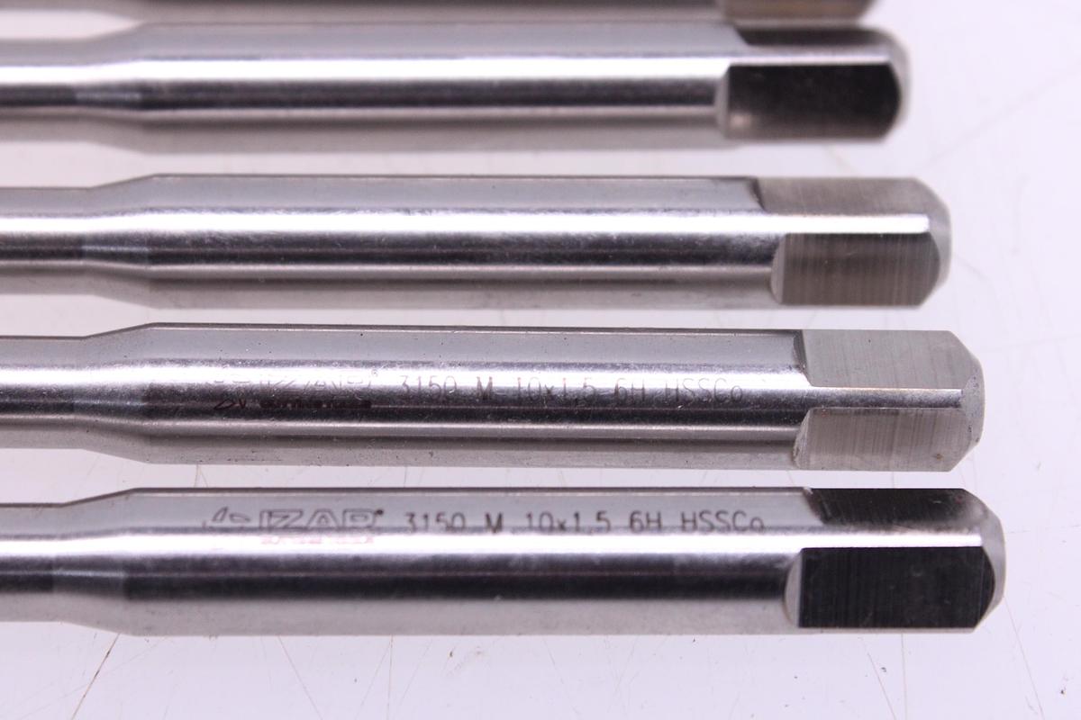 Usado Lote Machos de Roscar Izar M10x1,50 - 12 Unidades