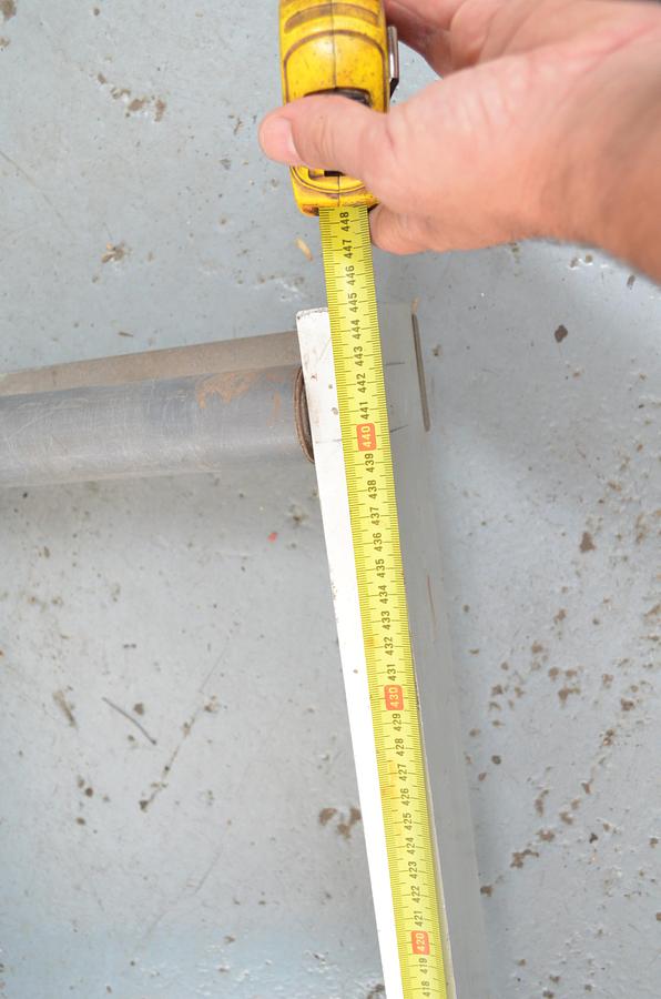 Usado Tope medidor aluminio 4.5m para tronzadoras