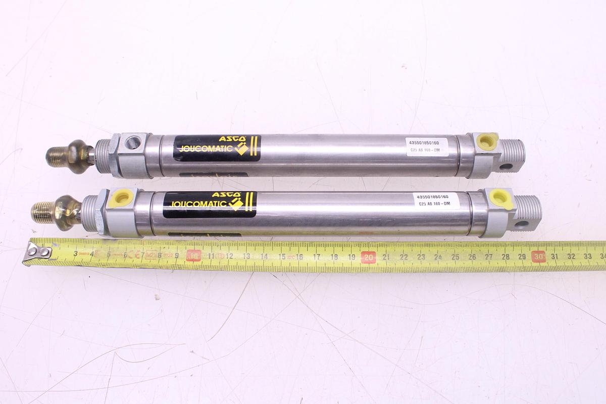 Usado Cilindro Neumatico JOUCOMATIC ISOCLAIR C25 AS 160-DM - 2 Unidades