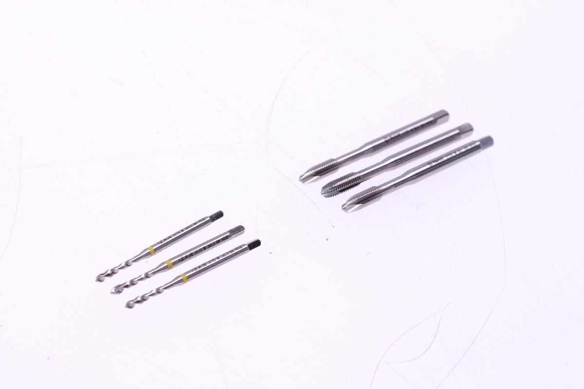 Usado Lote Machos de Roscar Izar M3x0,50 + M6x1,00 - 6 Unidades