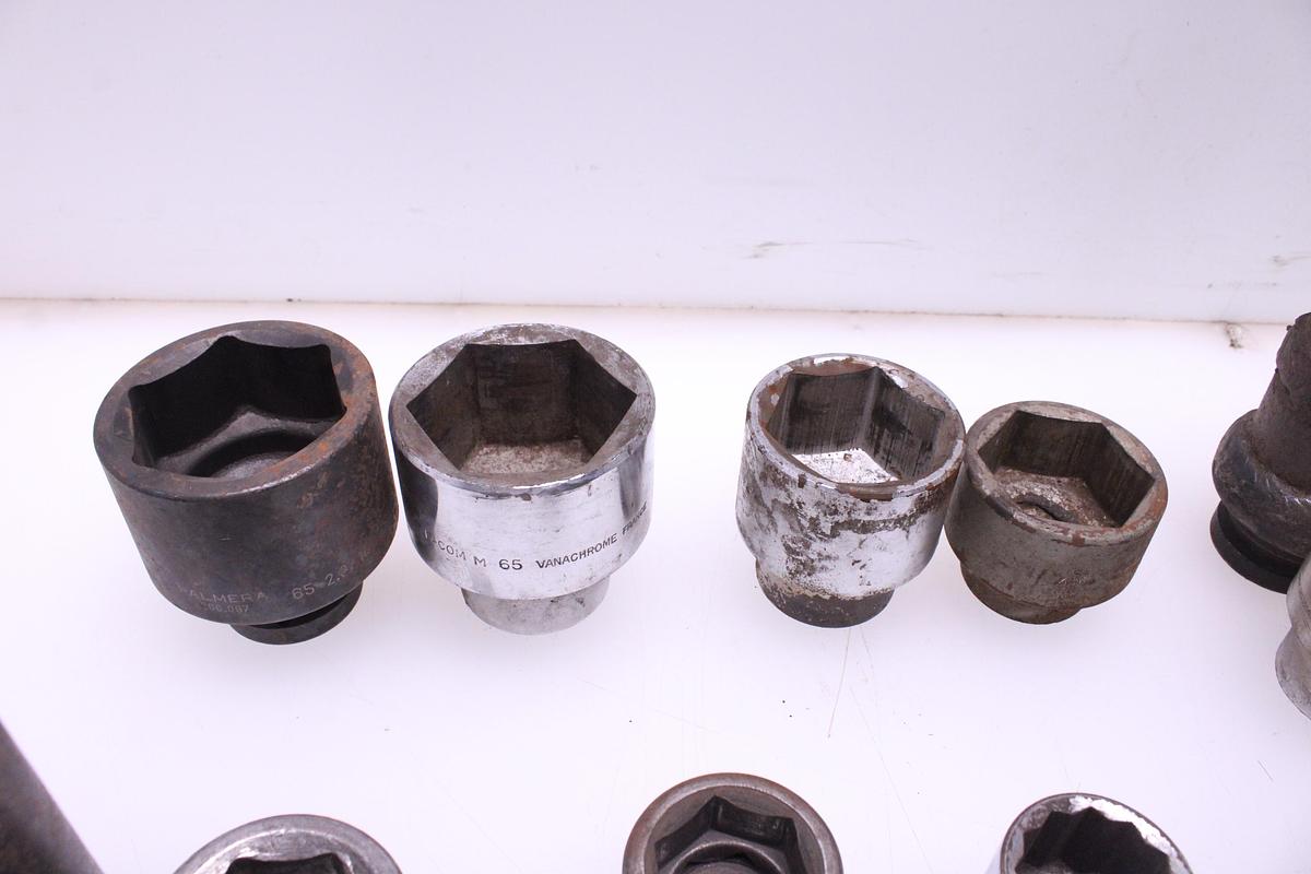 Usado Lote Llaves de Vaso 65mm a 22mm - 42 Unidades