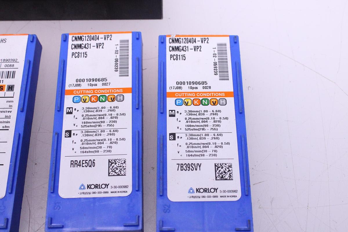 Usado Herramientas Portaplaquitas + Widias CNMG120404