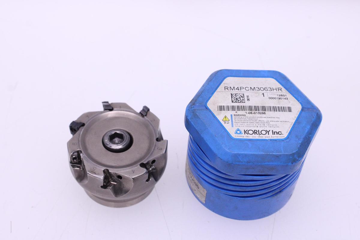 Usado Fresa Con Cono ISO 40 + Plaquitas de Widia LNMX / LNEX100605