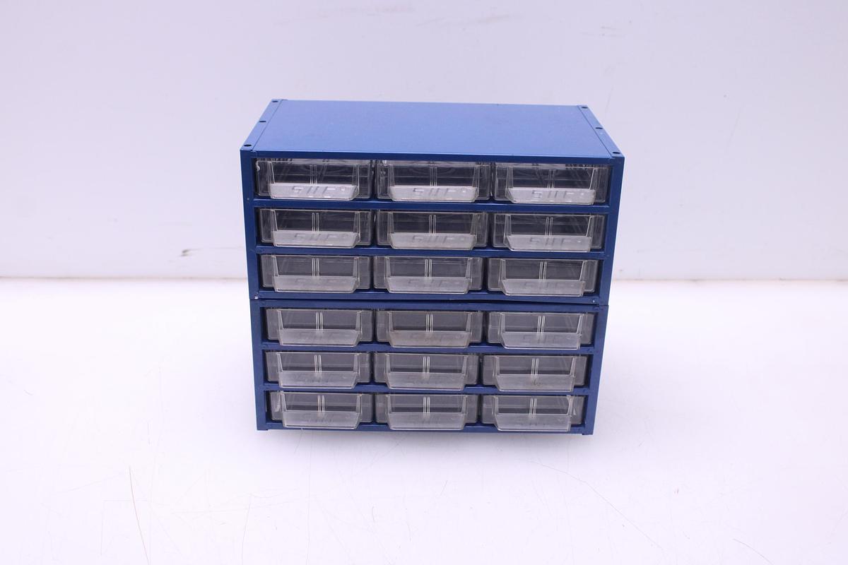 Usado Cajonera Almacenamiento SUC Azul - 18 Cajones