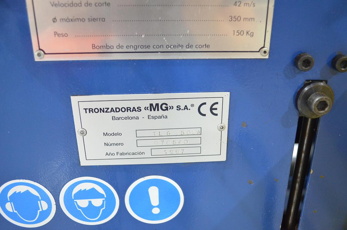 Usado Tronzadora aluminio manual MG TLG-350 SA