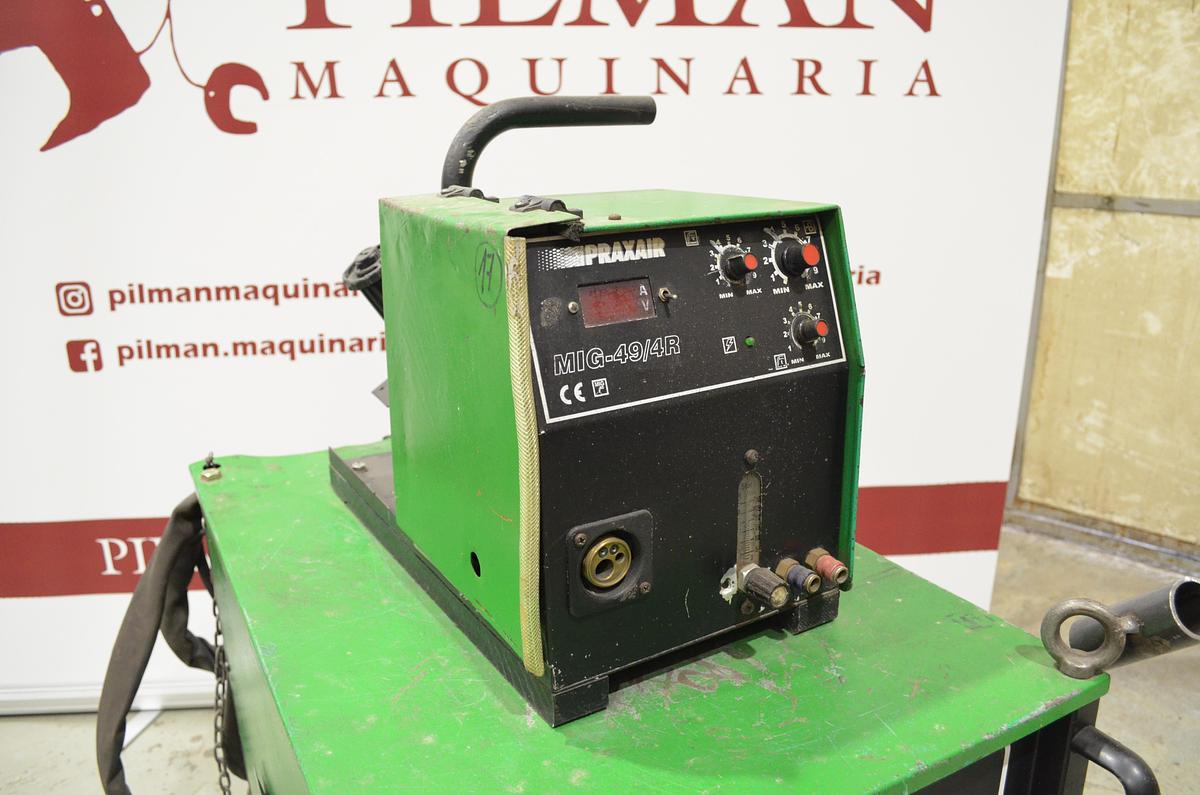 Usado Maquina soldar mig Praxair ACTUAL-406 con devanadera
