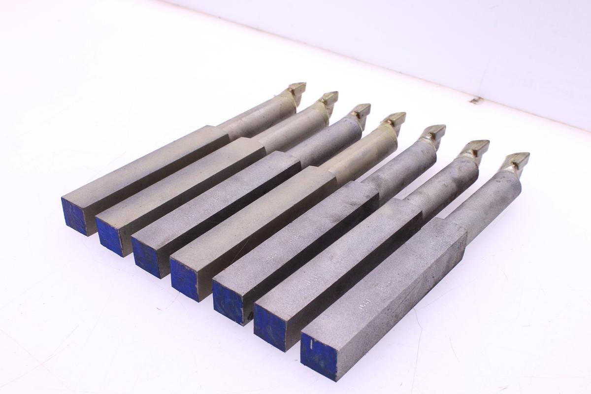Usado Lote Cuchillas de Tornear Metal Duro 32x32 - 7 Unidades