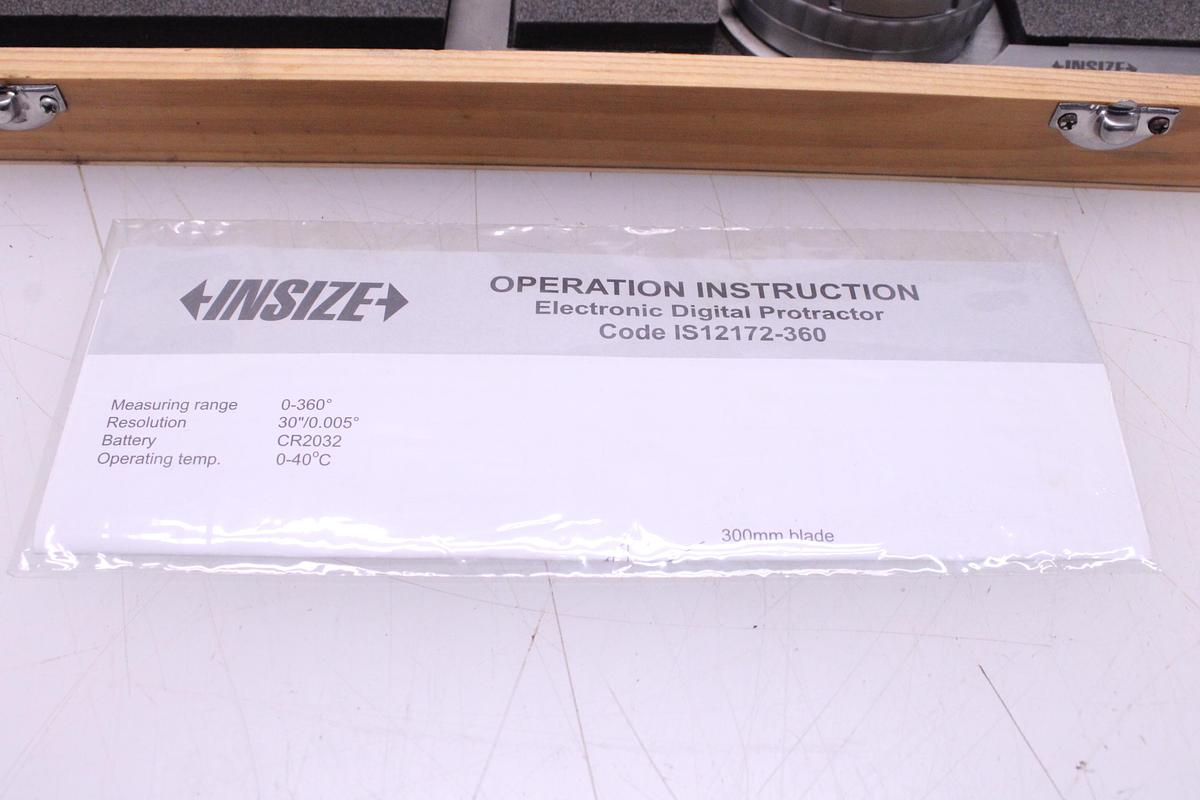 Usado Transportador Digital Electrónico INSIZE IS12172-300
