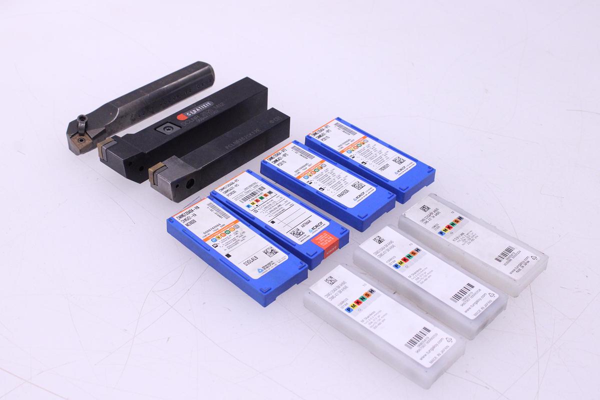 Usado Herramientas Portaplaquitas + Widias CNMG120404