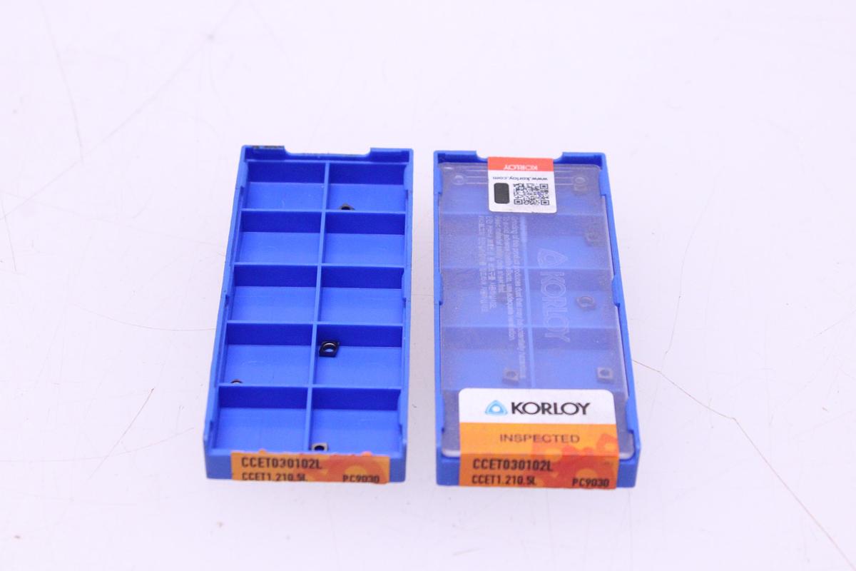 Usado Plaquitas de Widia Korloy CCET030102L