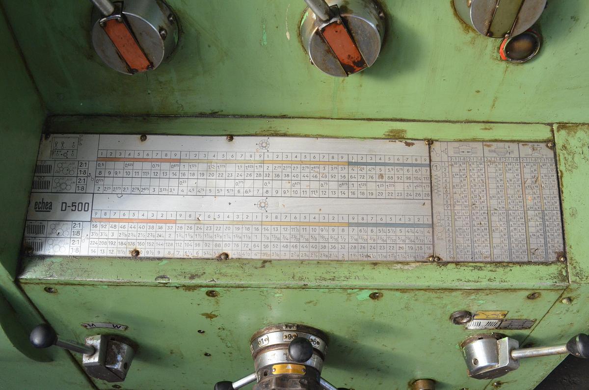 Usado Torno ECHEA D500 6000mm e.p