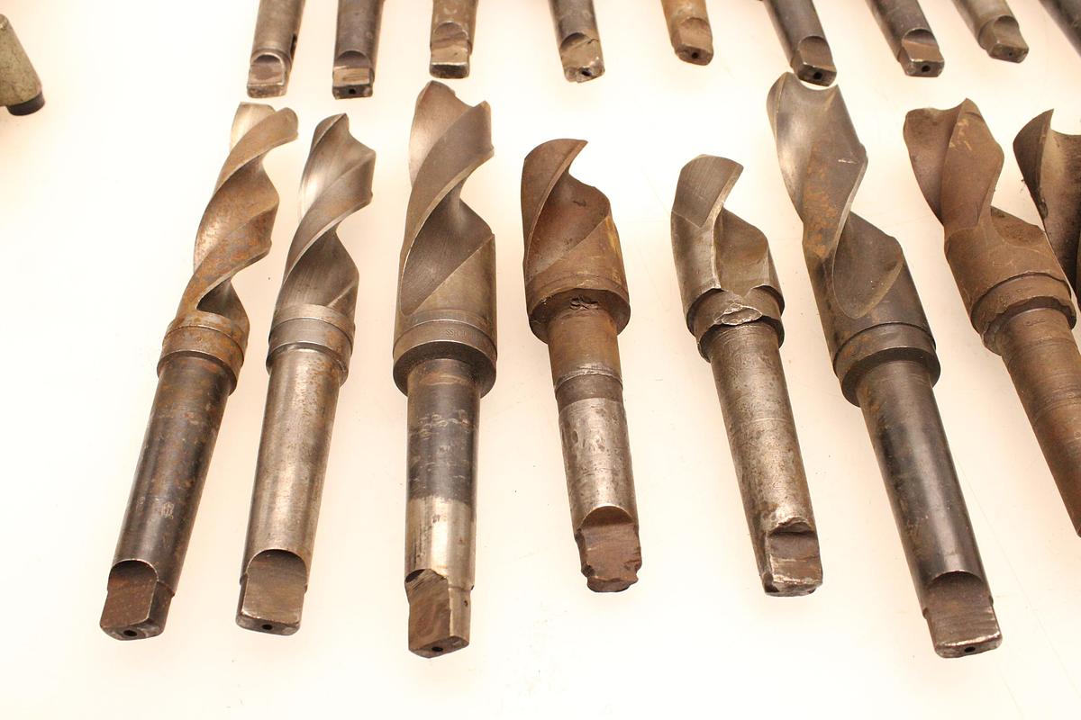 Usado 33 Brocas Mango Cónico MT4 - 17,5 hasta 64 mm