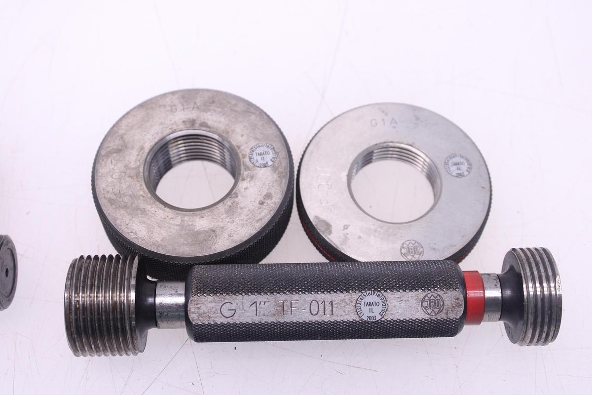 Usado Lote Calibre de Rosca de Gas + Tapones de Rosca