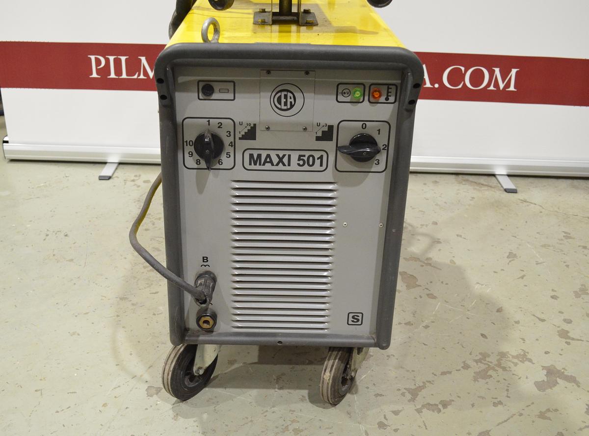 Usado Maquina soldar CEA MAXI 501 con devanadera TR 2 de 8m