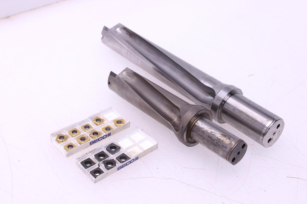Usado Brocas Portaplaquitas SECO SD503-40-120-32R7 / SD525-43-215-40R7 + Widias SPGX12T3 / SCGX120408