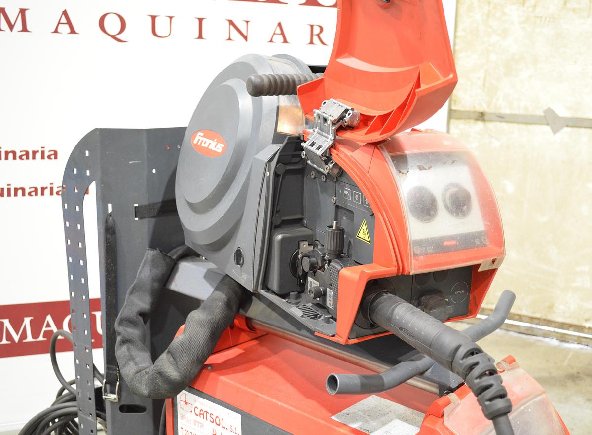 Usado Maquina soldar mig pulsada Fronius TPS 320i con devanadera WF 25i