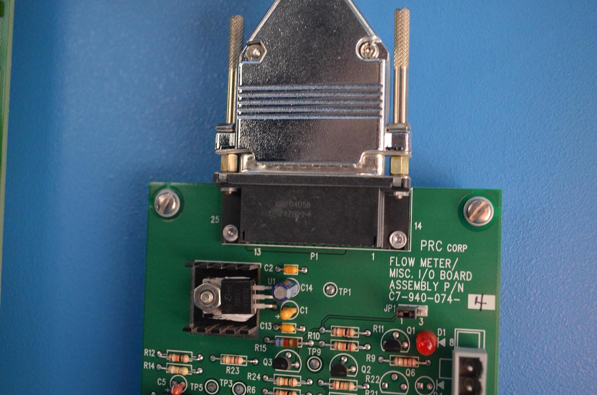 Usado Tarjeta Flow Meter/Misc I/O Board Assembly C7-940-074-4