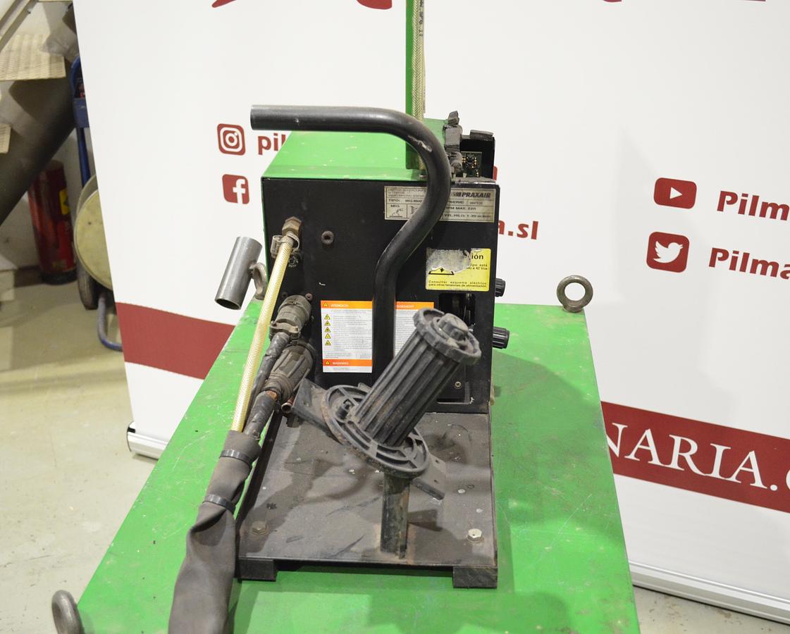 Usado Maquina soldar mig Praxair ACTUAL-406 con devanadera