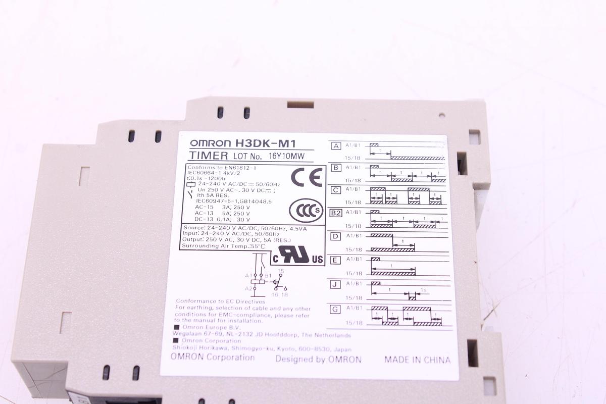 Usado Relé Temporizador OMRON H3DK-M1