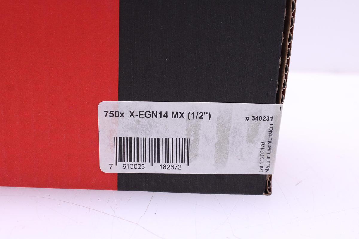 Usado Lote Clavos de Acero Hilti X-EGN14 MX - 3000 Unidades