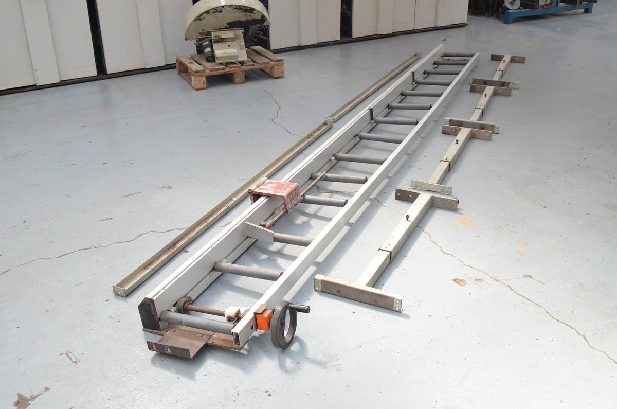 Usado Tope medidor aluminio 4.5m para tronzadoras