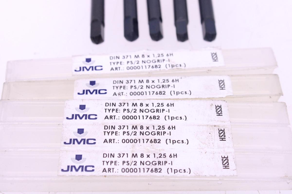 Usado Lote Machos de Roscar JMC DIN 371 M8 x 1,25 - 9 Unidades