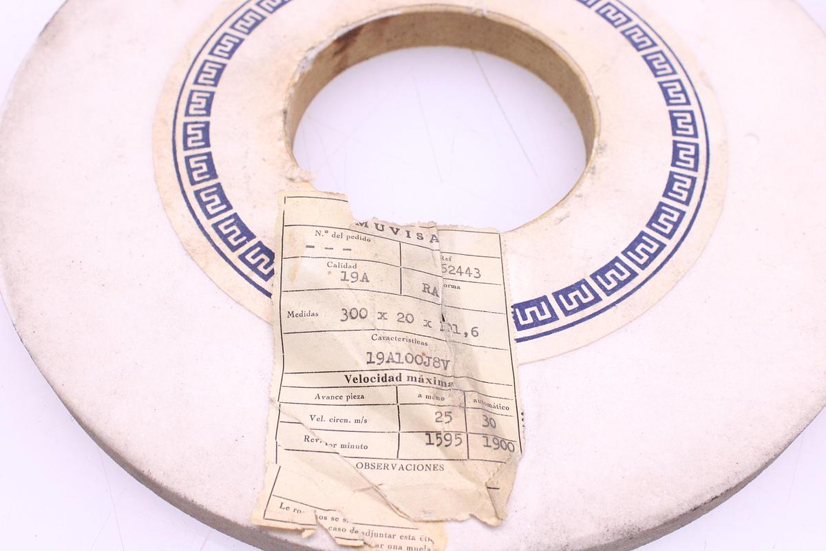 Usado Lote Muelas Esmeriladora Muvisa 300 mm - 7 Unidades