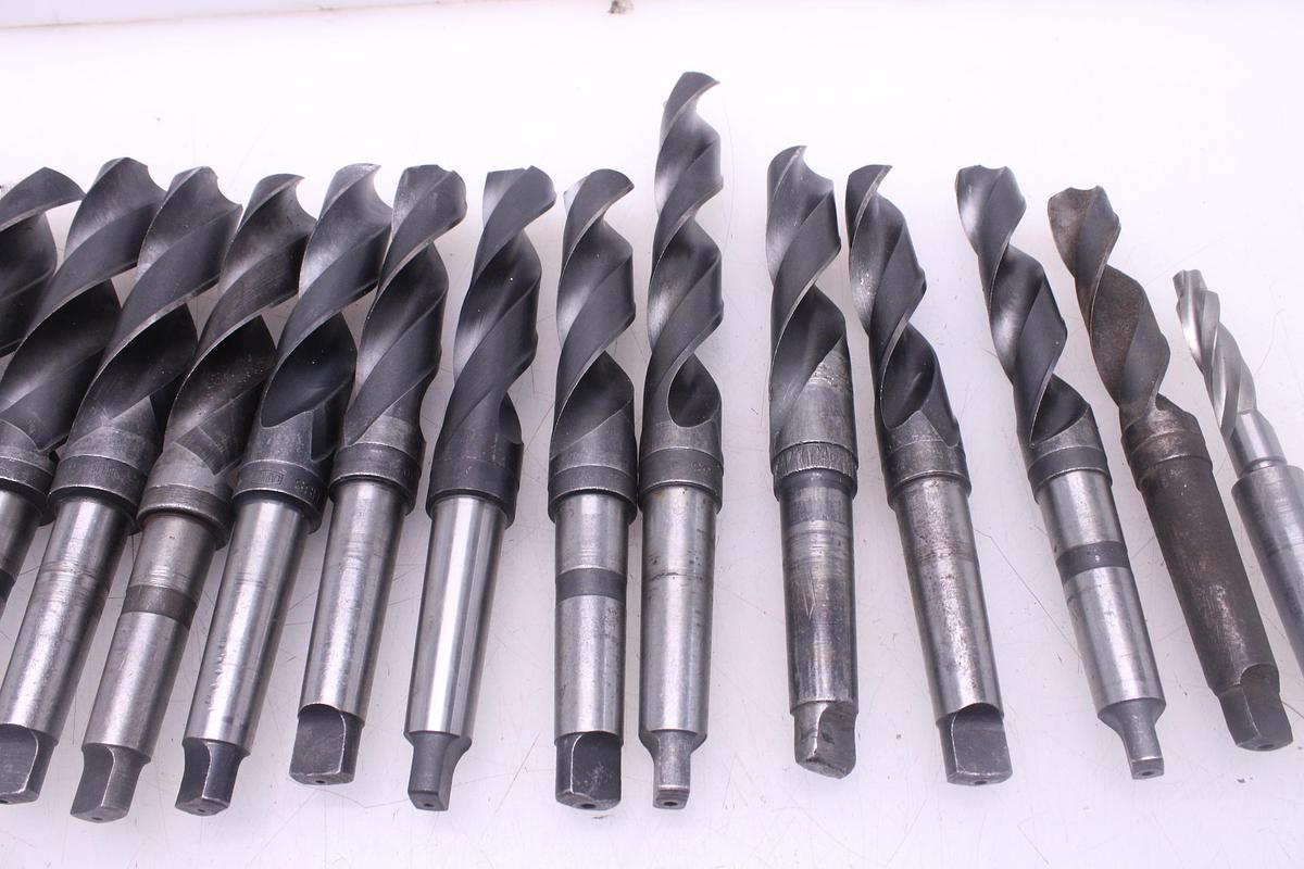 Usado 16 Brocas Taladro Mango Cónico Morse MT4