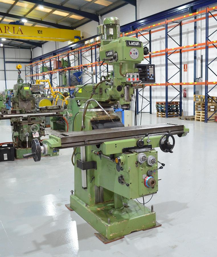 Usado Fresadora torreta Lagun FTV-4 visualizador Fagor X Y Z