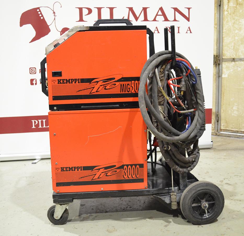 Usado Maquina soldar multifunción Kemppi PRO 3000 con carro PROMIG 500