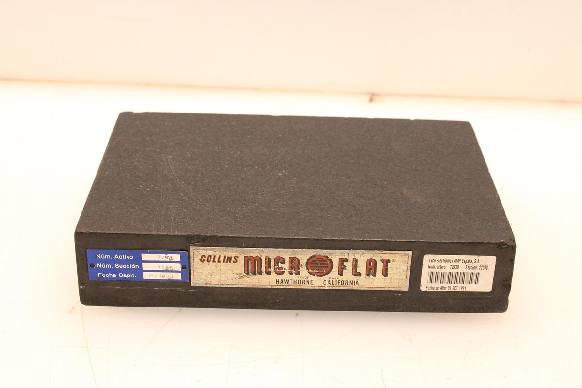 Usado Mesa de Granito Negro Collins Microflat Nº Serie 70330