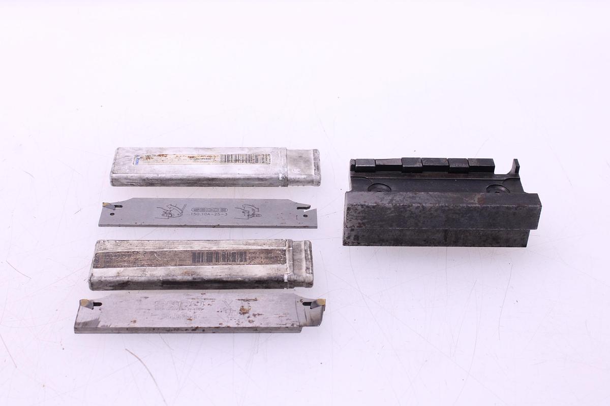 Usado Herramienta Tronzado SECO 150.10-2525-25 + Laminas Portaplaquitas