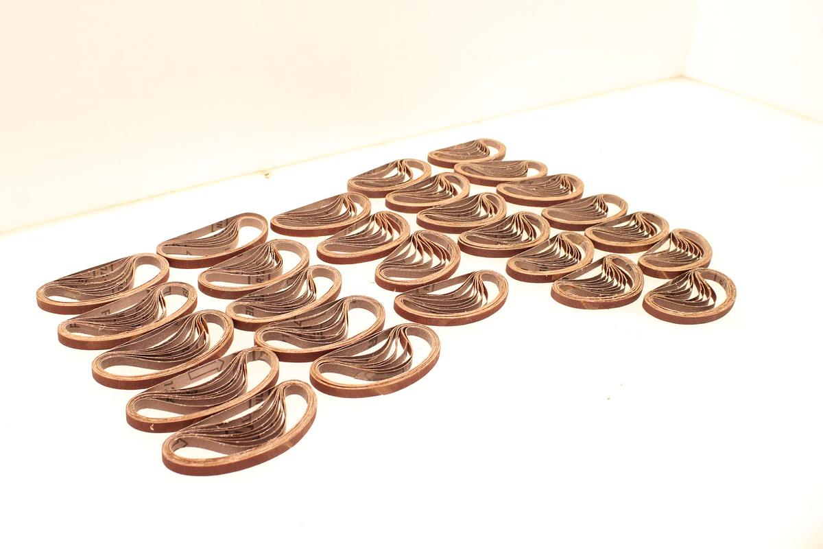 Usado Lote Bandas Abrasivas CARLU 10x330mm