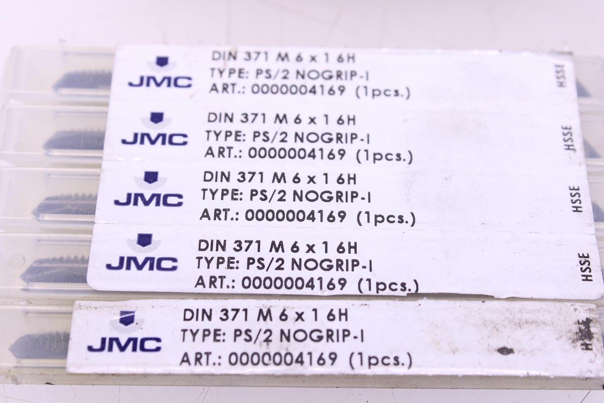 Usado Lote Machos de Roscar JMC DIN 371 M6 x 1,00 - 17 Unidades