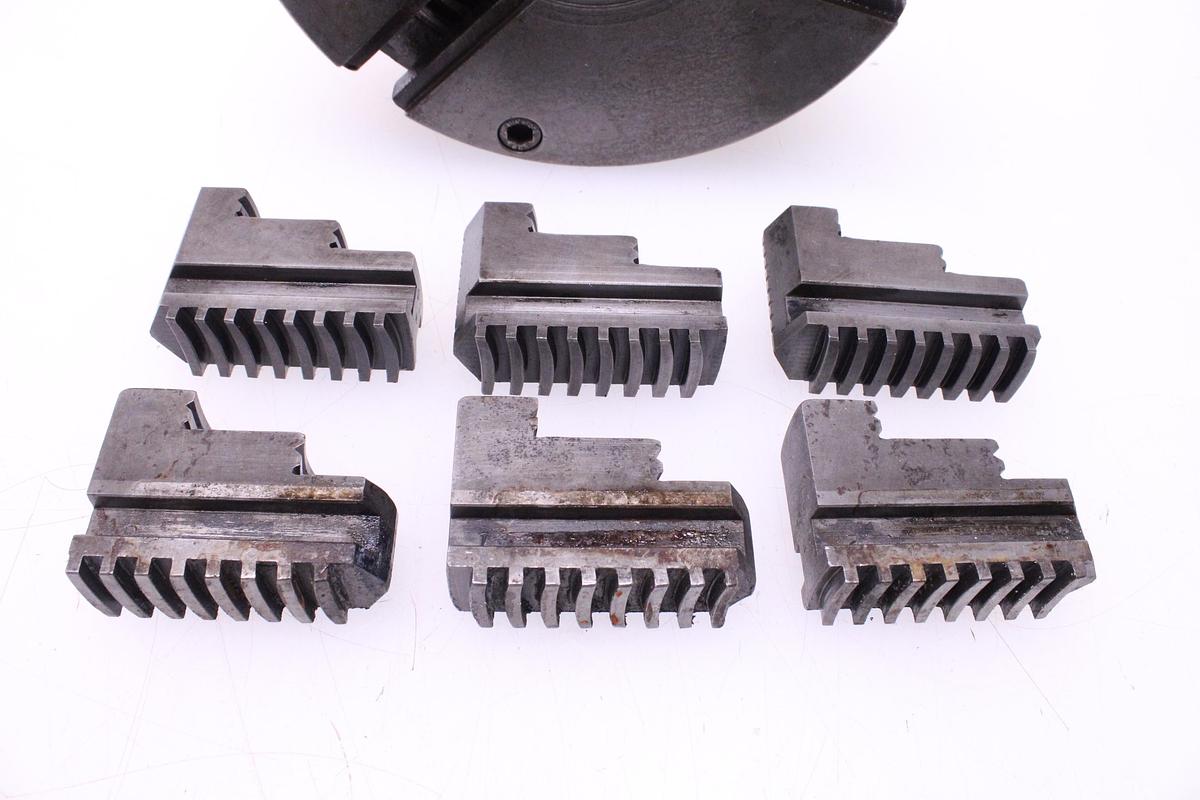 Usado Plato de Torno 3 Garras 250mm + Juegos de Garras