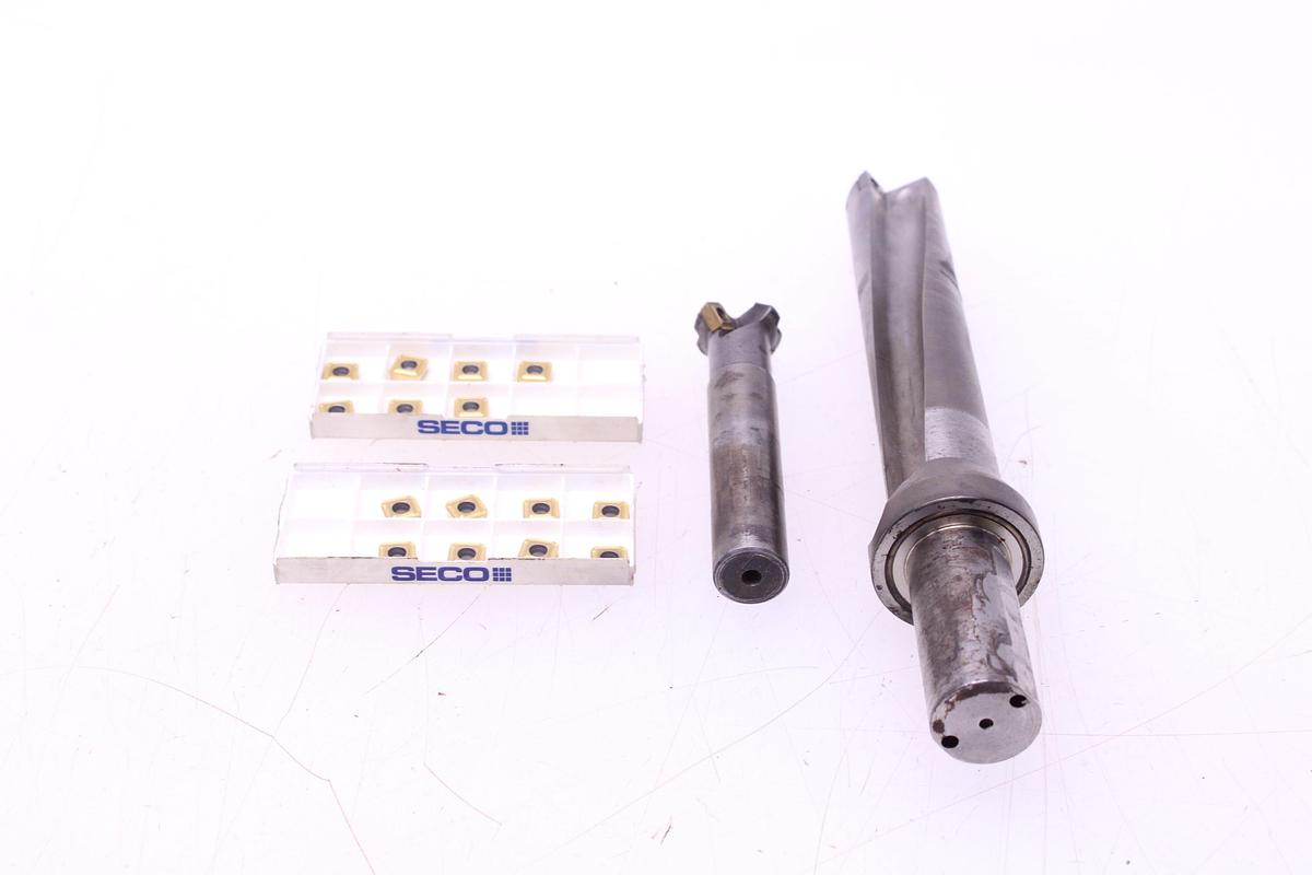 Usado Broca Portaplaquitas SECO SD505.30-150-32R7 + Widias SPGX0903 / SPMX0903